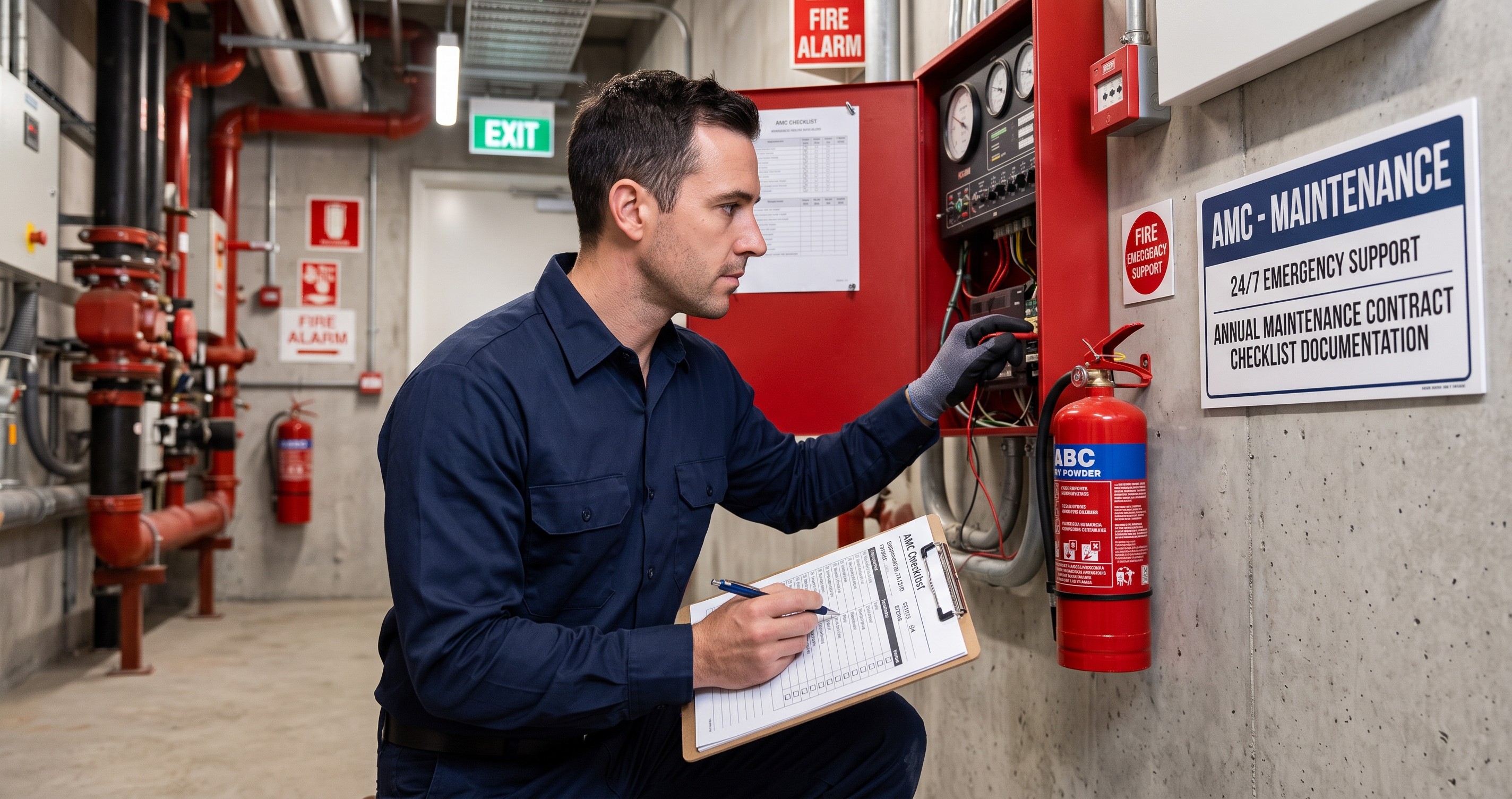 Maintenance & AMC - Fire Safety Service by Athens Buildcon